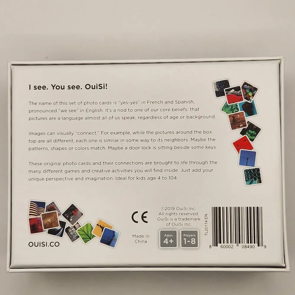 OuiSi Original Games Of Visual Connection COMPLETE 210 Connecting Photo Cards